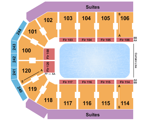 Credit Union of Texas Event Center Disney On Ice Seating Chart